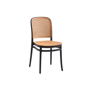 Silla Lombardía de Polipropileno - Negra